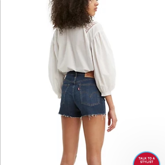 Levi’s High-rise Shorts dark wash - Picture 4 of 7